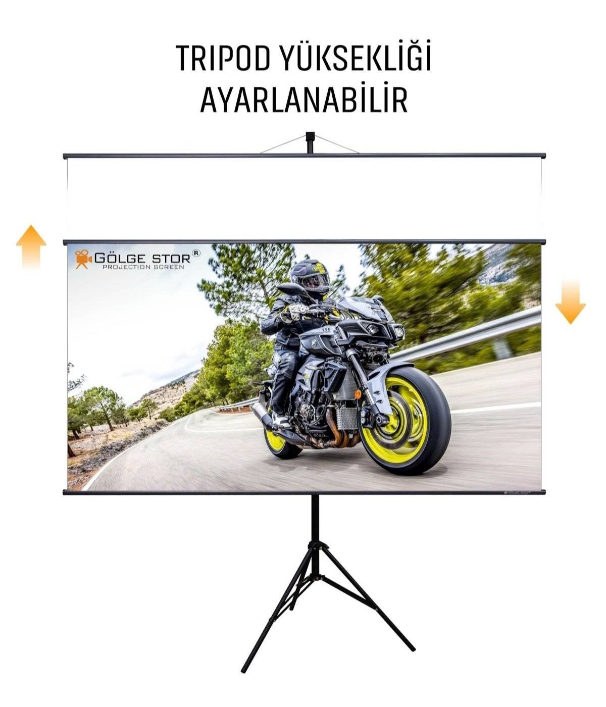 Tripod Çok Amaçlı Taşınabilir Projeksiyon Perde Ayağı